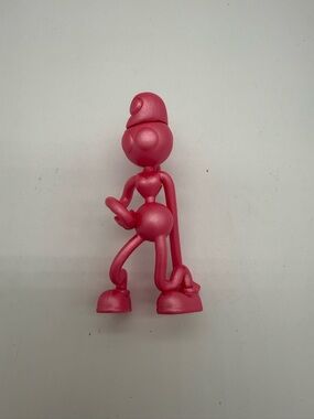 Poppy Playtime Roblox Mommy Long Legs Mini PVC Figure Metallic Pink 2.6 in EUC